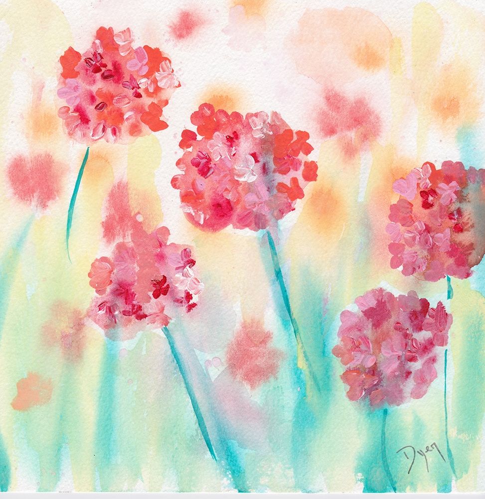 Blushing Meadow II art print by Beverly Dyer for $57.95 CAD