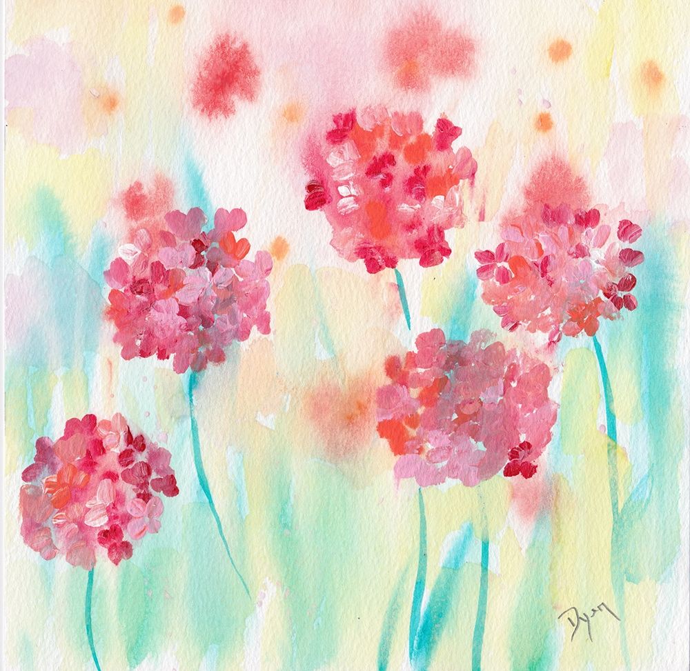 Blushing Meadow I art print by Beverly Dyer for $57.95 CAD