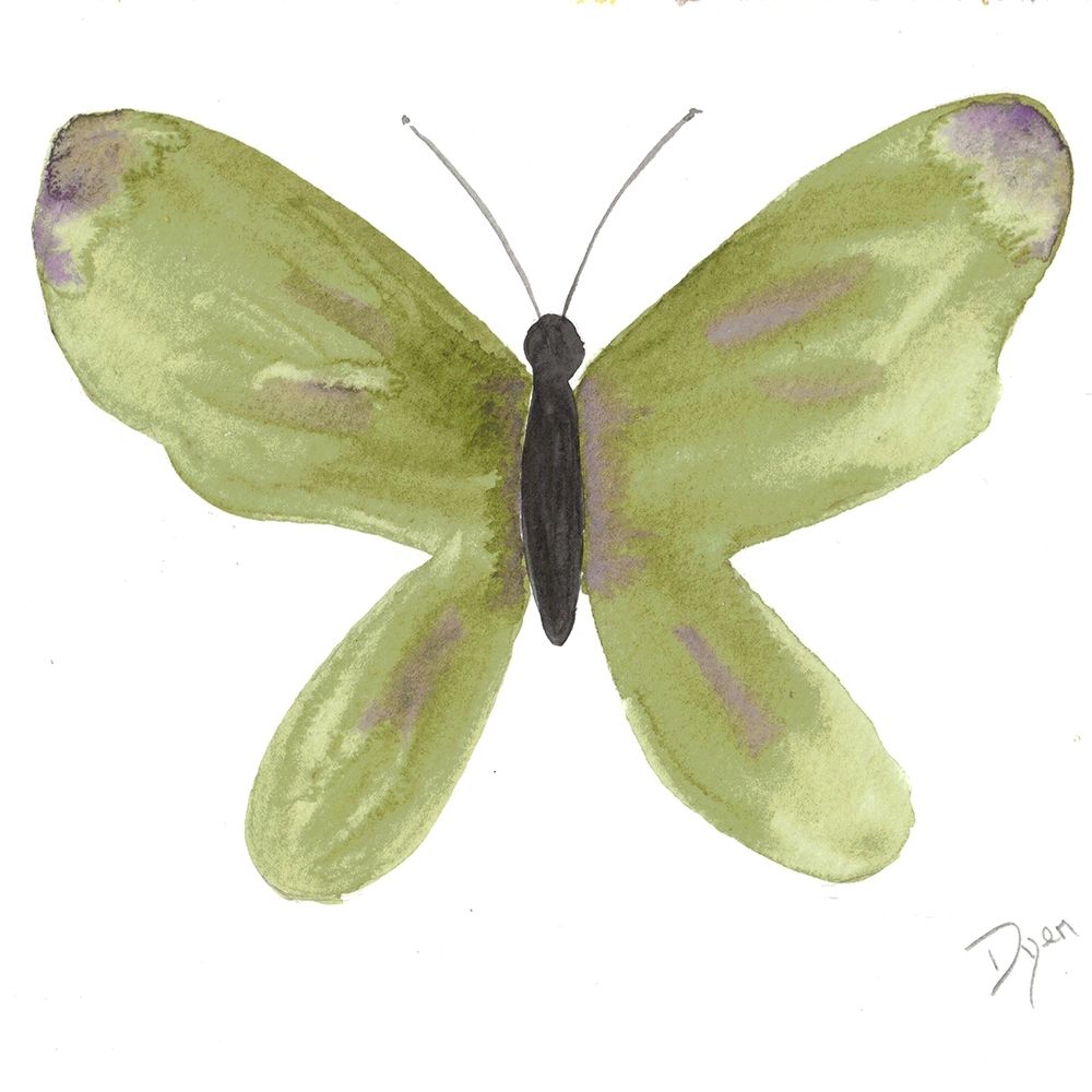 Watercolor Olivefly art print by Beverly Dyer for $57.95 CAD