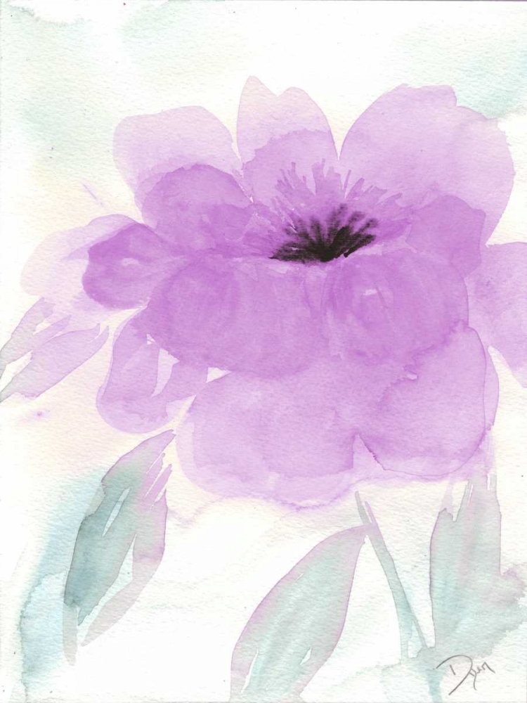 Lilac Peony I art print by Beverly Dyer for $57.95 CAD
