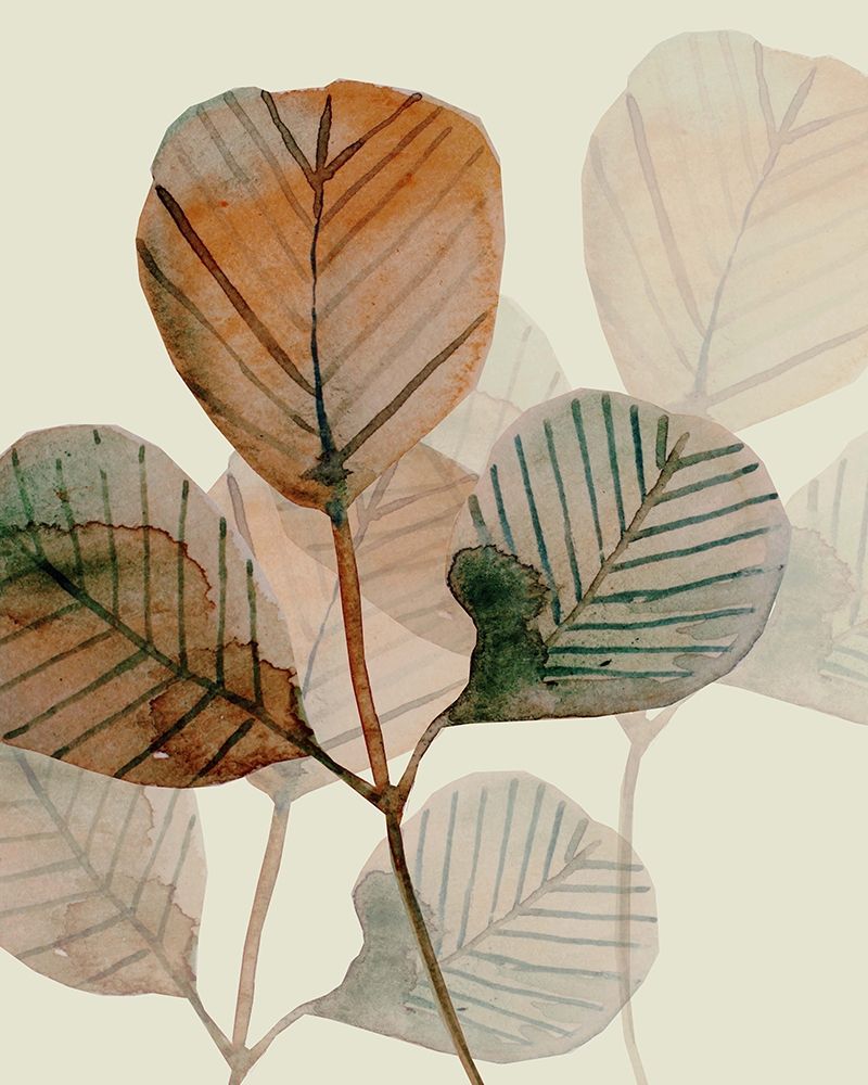 Brown Leaves 2 art print by Boho Hue Studio for $57.95 CAD