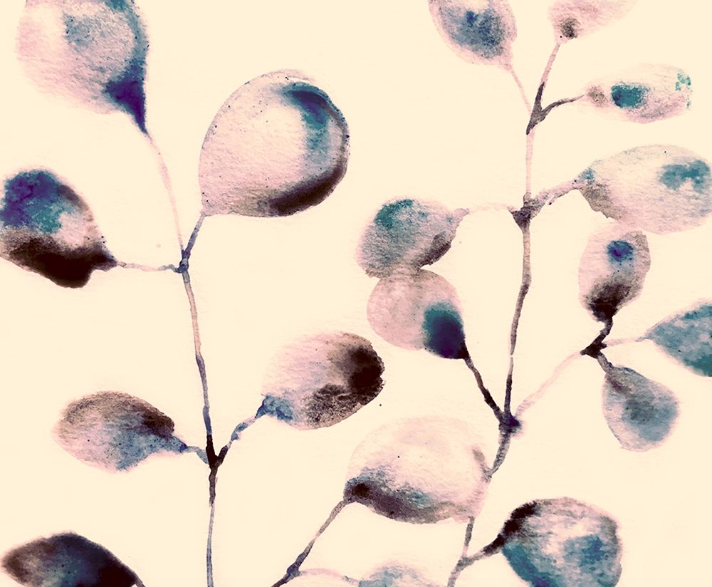 Blue Pink Branches art print by Boho Hue Studio for $57.95 CAD