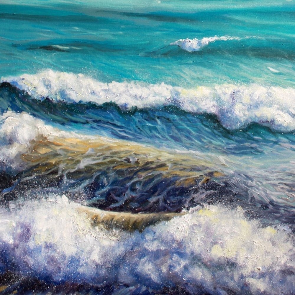 Ocean Waves art print by Boho Hue Studio for $57.95 CAD