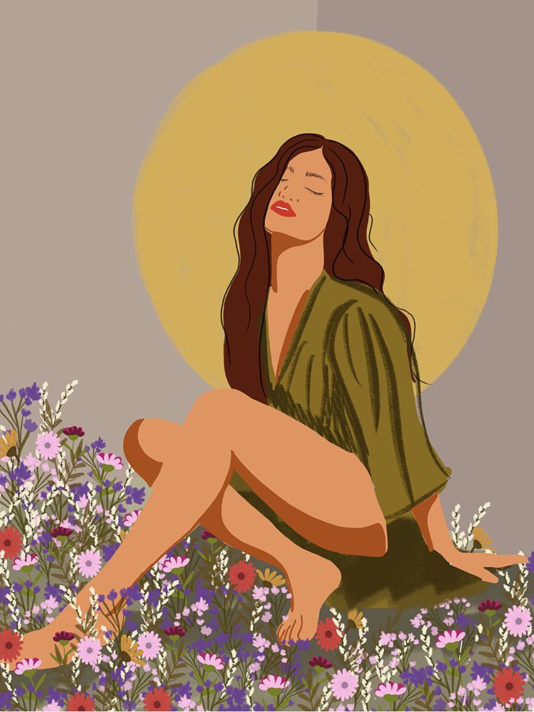 Serenity In Bloom art print by Chen Alyesh for $57.95 CAD