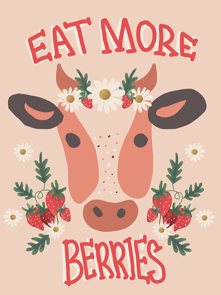 Eat More Berries art print by Chen Alyesh for $57.95 CAD