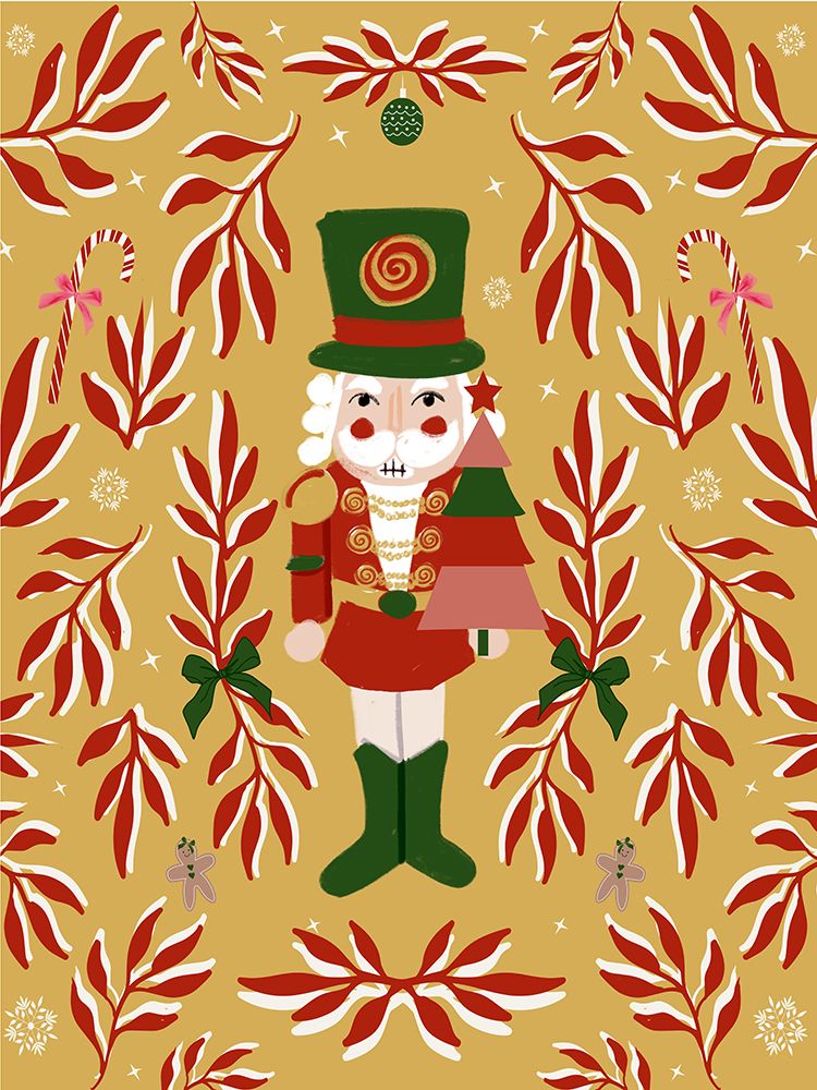 Nut Cracker Christmas V2 art print by Chen Alyesh for $57.95 CAD