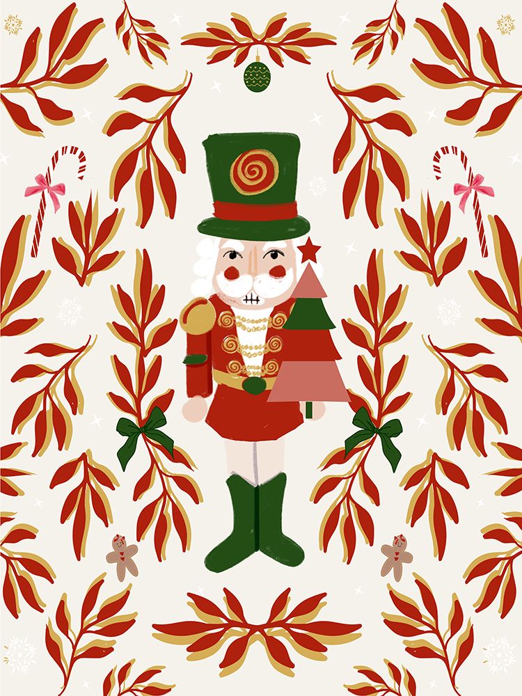 Nut Cracker Christmas art print by Chen Alyesh for $57.95 CAD