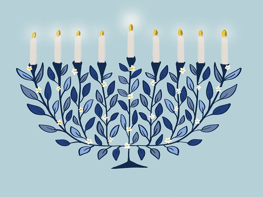 Menorah Vines art print by Chen Alyesh for $57.95 CAD