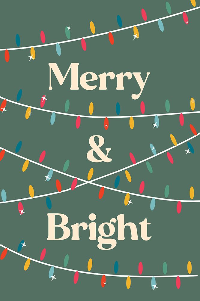Merry and Bright art print by Chen Alyesh for $57.95 CAD
