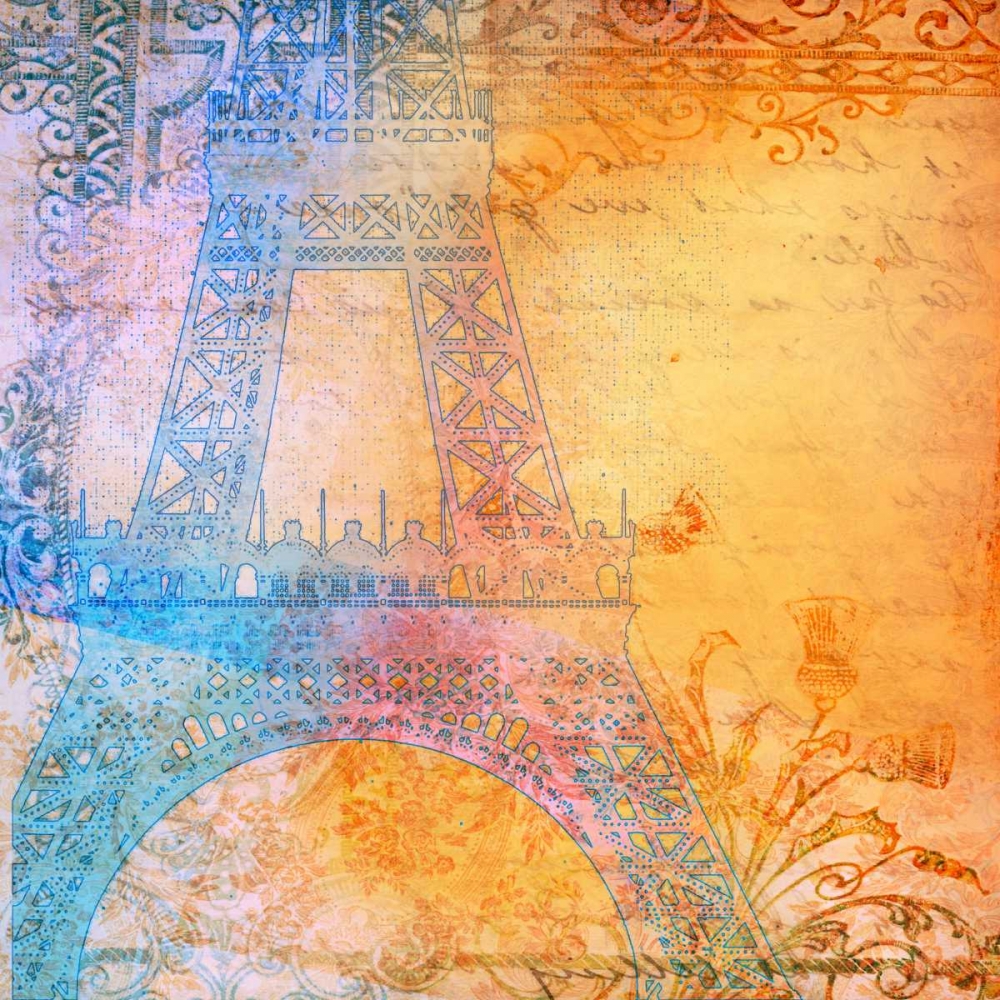 Romantic Paris art print by Beverly Dyer for $57.95 CAD