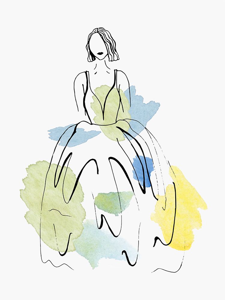 Fashion Glamour 2 art print by Corinne Rose Design for $57.95 CAD