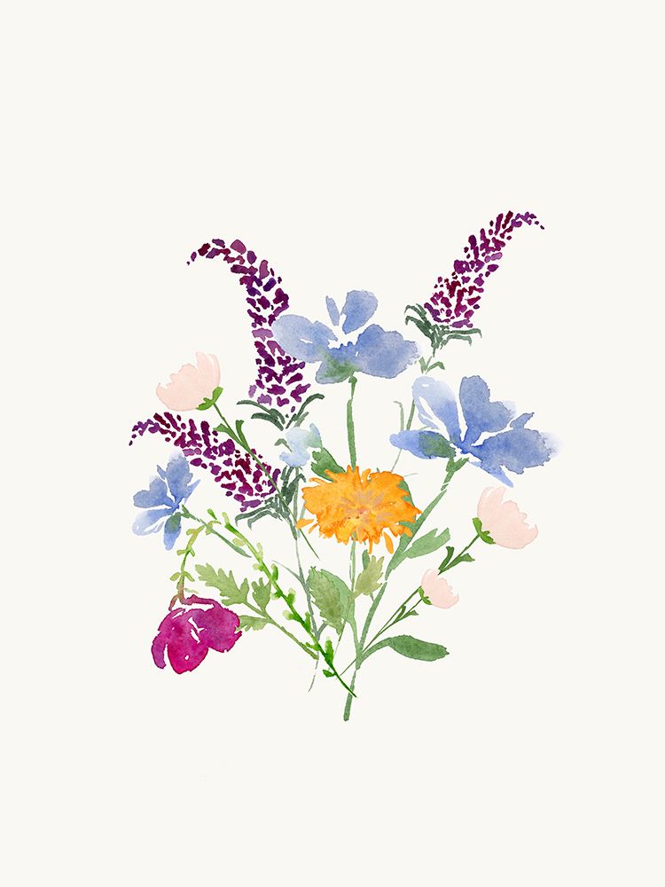 Wildflowers 1 art print by Corinne Rose Design for $57.95 CAD