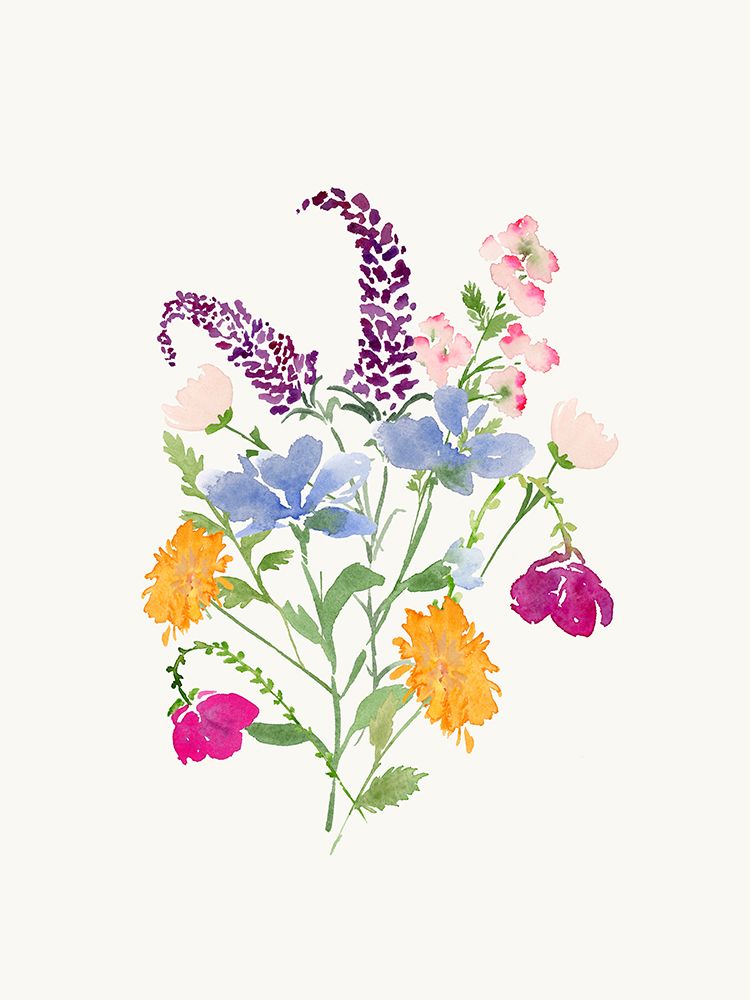 Wildflowers 2 art print by Corinne Rose Design for $57.95 CAD