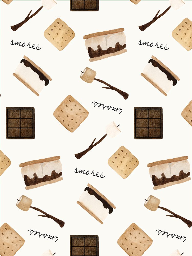 Smores Pattern 1 art print by Corinne Rose Design for $57.95 CAD