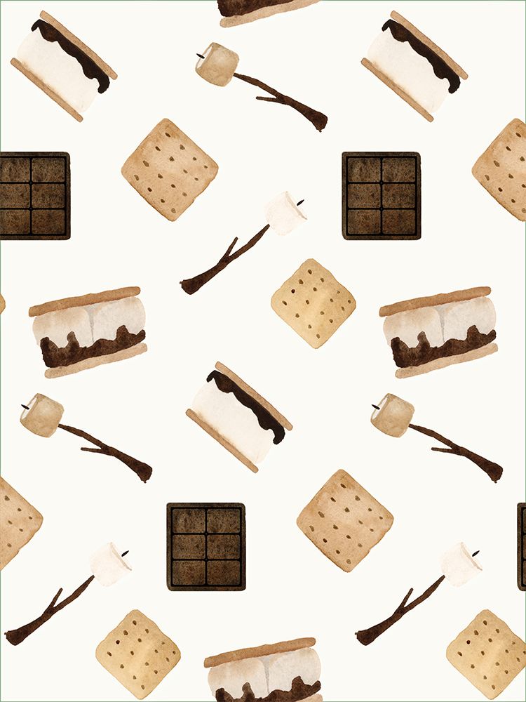 Smores Pattern 2 art print by Corinne Rose Design for $57.95 CAD