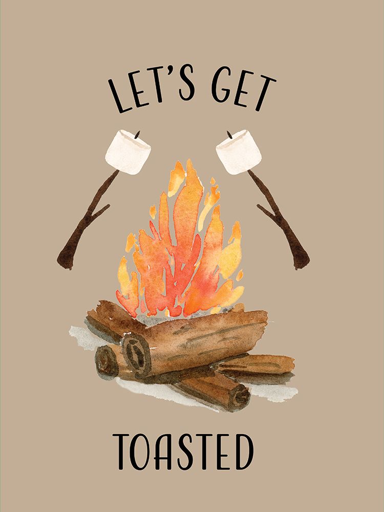 Lets Get Toasted art print by Corinne Rose Design for $57.95 CAD