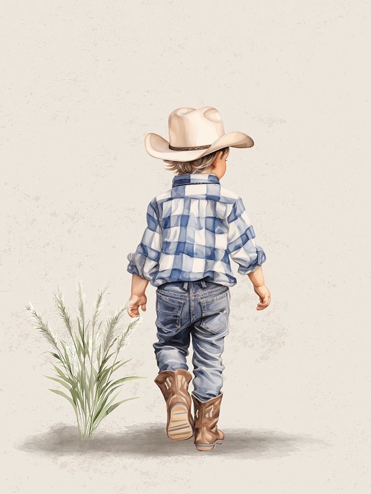 Wild West Boy 2 art print by Christine Simpson for $57.95 CAD