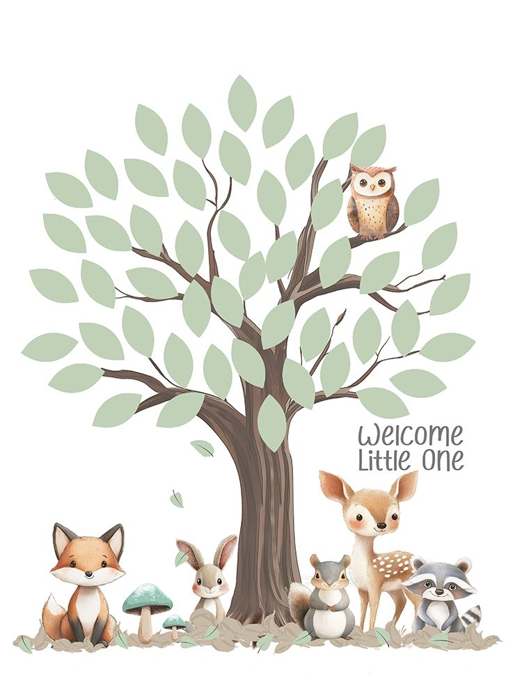 Woodland Party 1 art print by Christine Simpson for $57.95 CAD