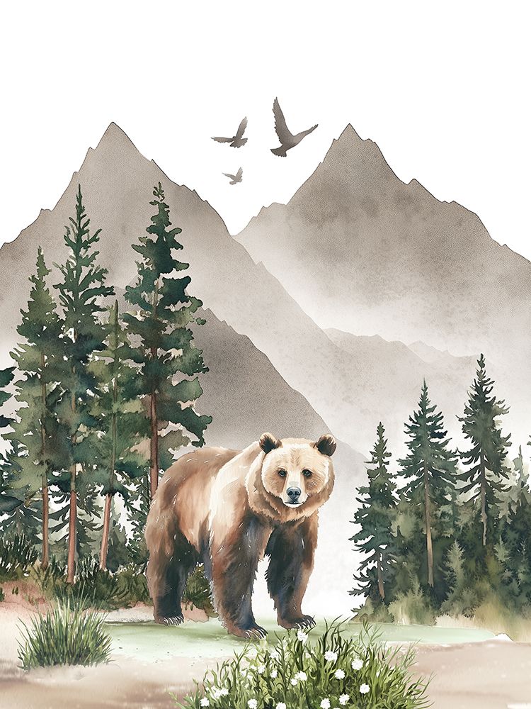 In The Woods 1 art print by Christine Simpson for $57.95 CAD