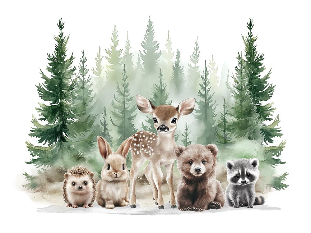 Forest Friends Photo 1 art print by Christine Simpson for $57.95 CAD