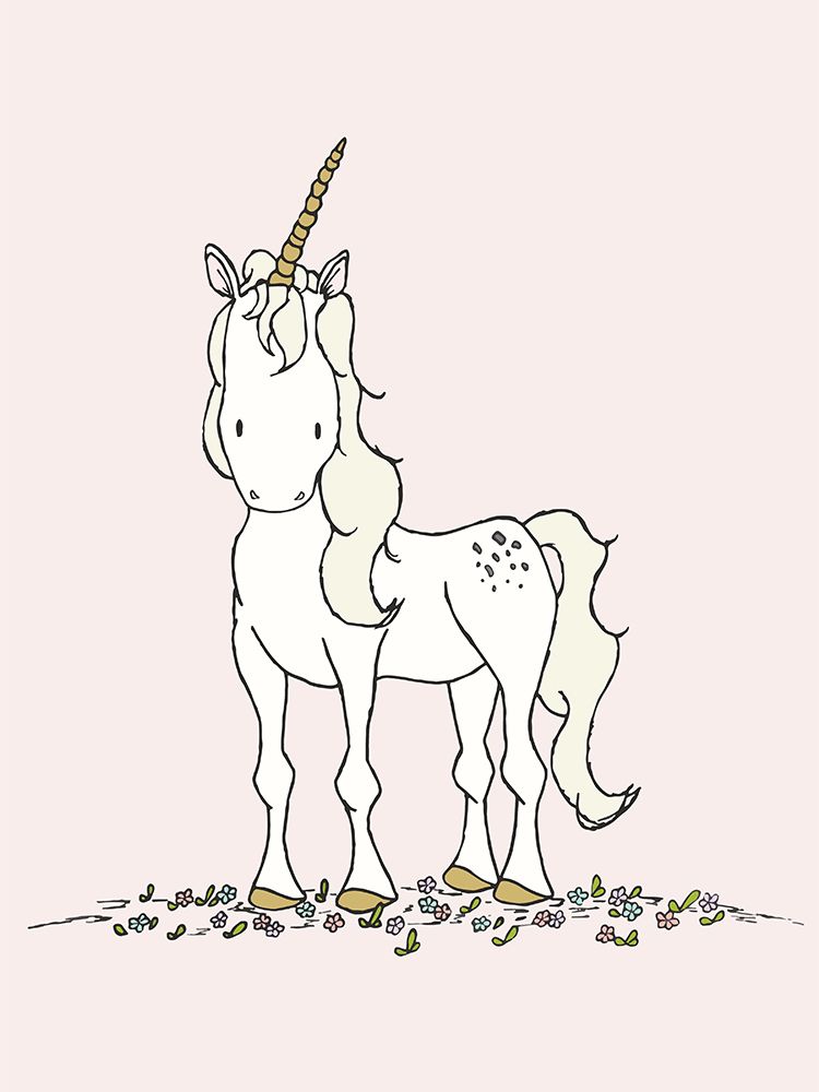Unicorn art print by Sweet Melody Designs for $57.95 CAD