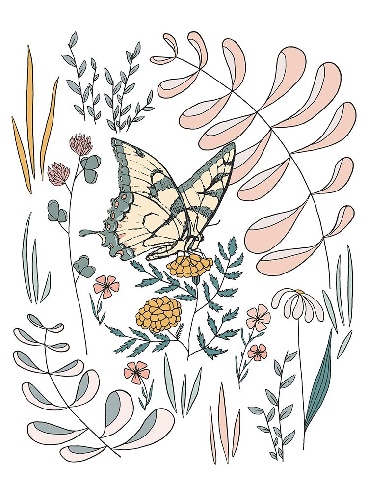 Butterfly PollinatorButterfly Pollinator art print by Sweet Melody Designs for $57.95 CAD