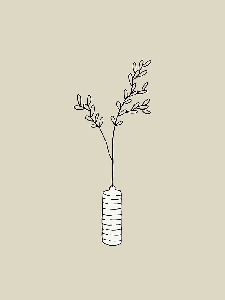 Artisan Chic Potted Branch 3 art print by Sweet Melody Designs for $57.95 CAD
