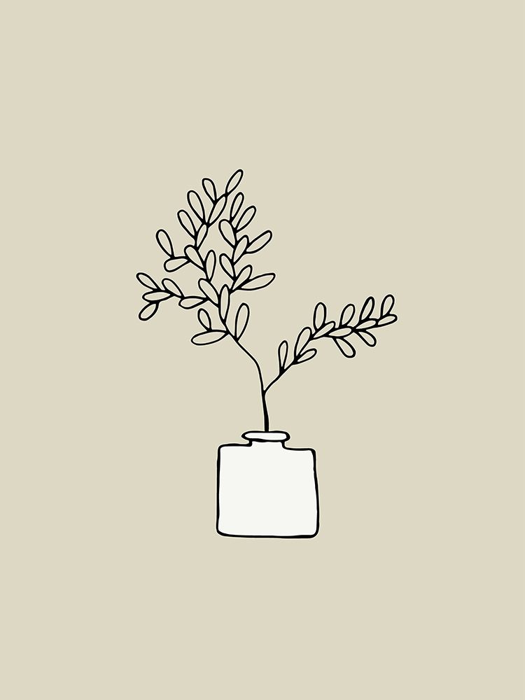 Artisan Chic Potted Branch 6 art print by Sweet Melody Designs for $57.95 CAD