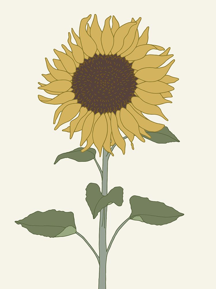 Sunflower 1 art print by Sweet Melody Designs for $57.95 CAD