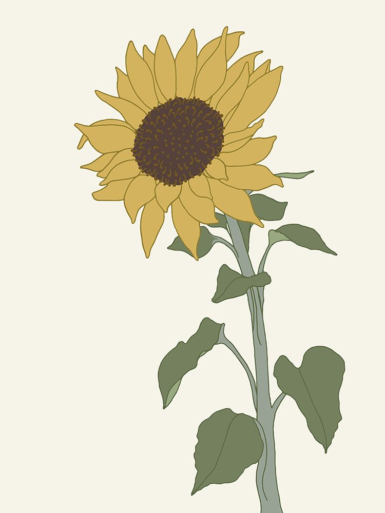 Sunflower 2 art print by Sweet Melody Designs for $57.95 CAD
