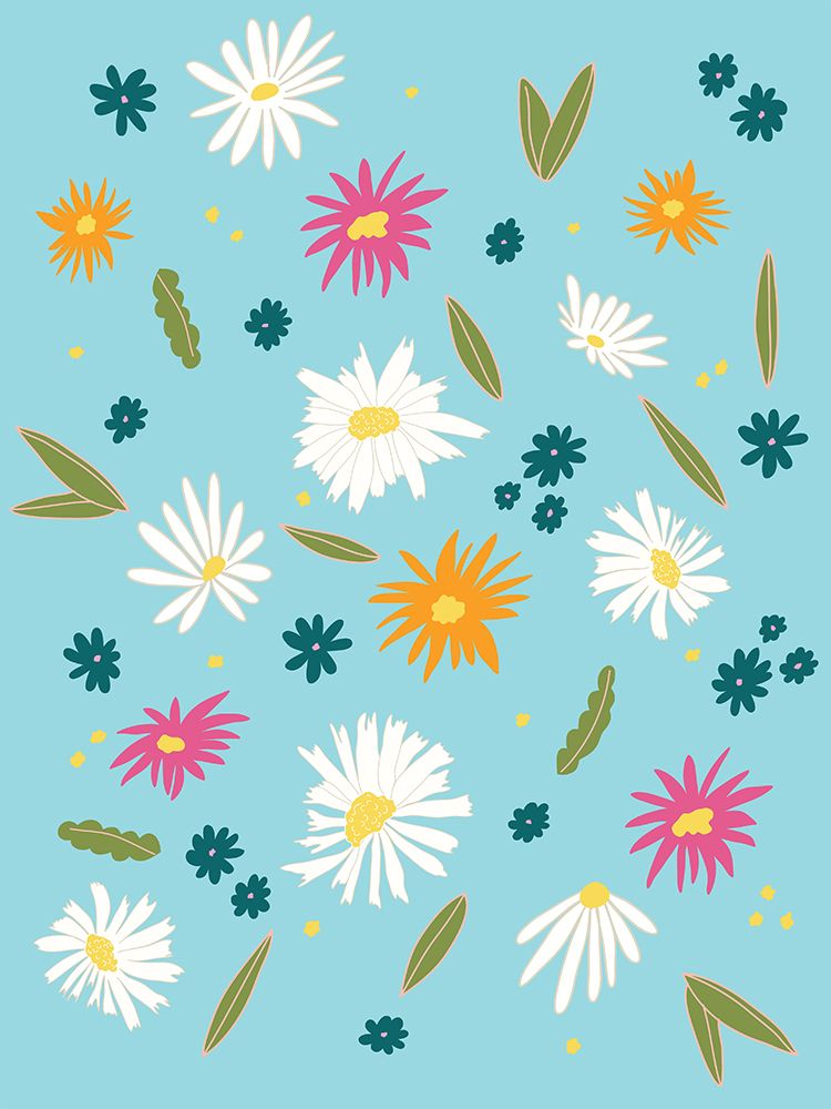 Daisy Collage art print by Sweet Melody Designs for $57.95 CAD