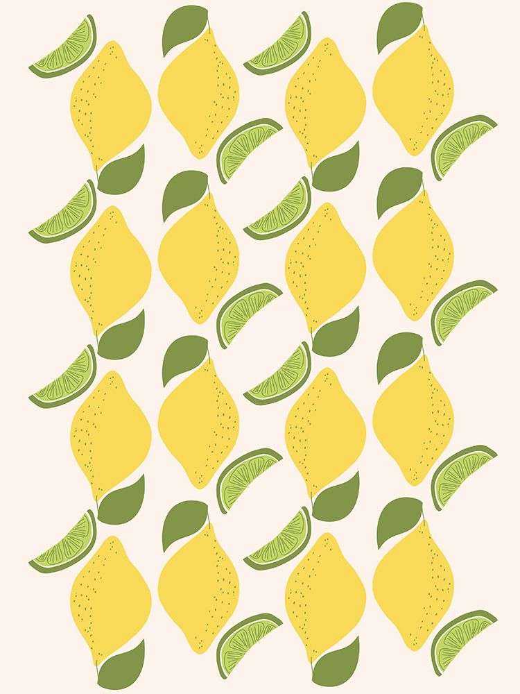 Lemons And Limes art print by Sweet Melody Designs for $57.95 CAD