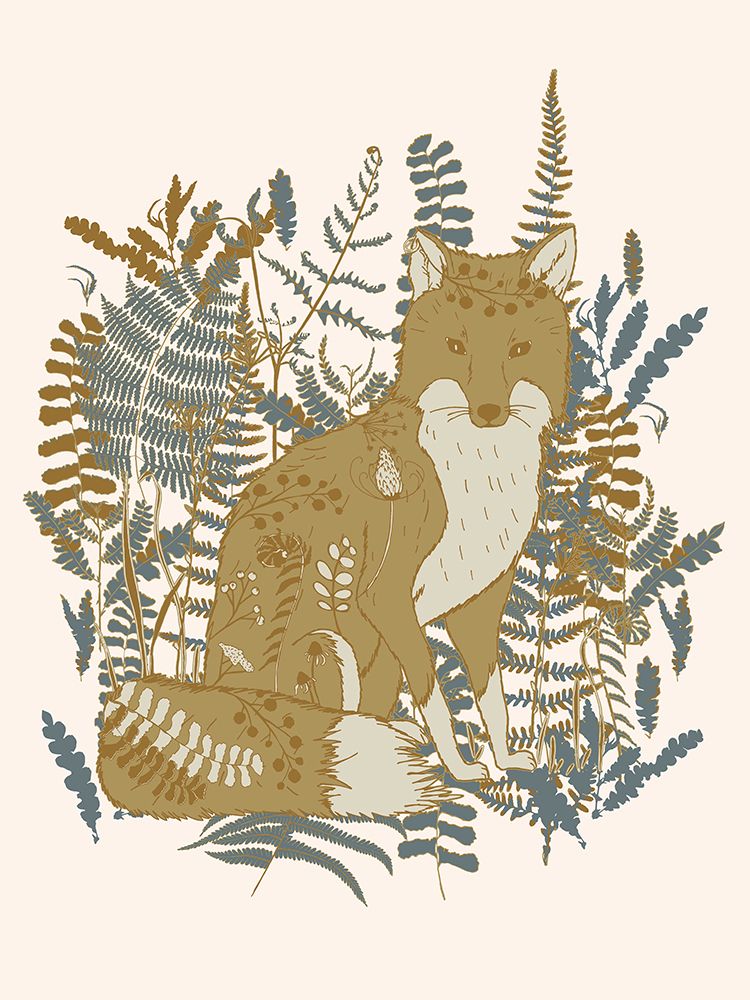 Forest Royalty Fox art print by Sweet Melody Designs for $57.95 CAD