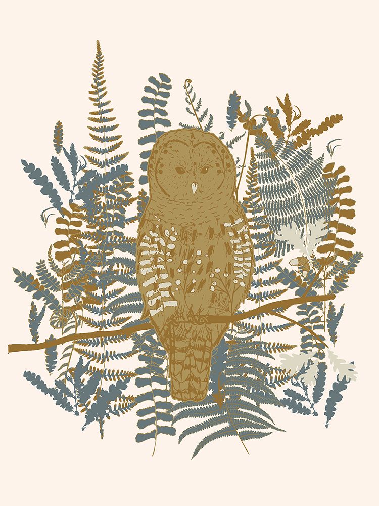 Forest Royalty Owl art print by Sweet Melody Designs for $57.95 CAD