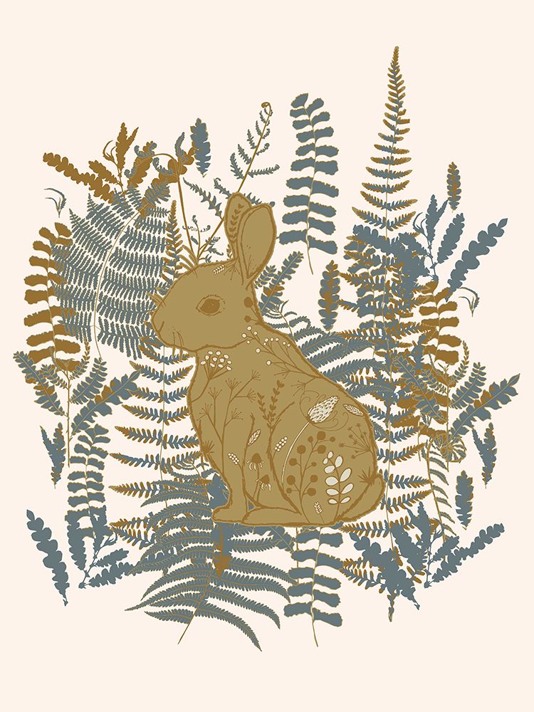 Forest Royalty Rabbit art print by Sweet Melody Designs for $57.95 CAD