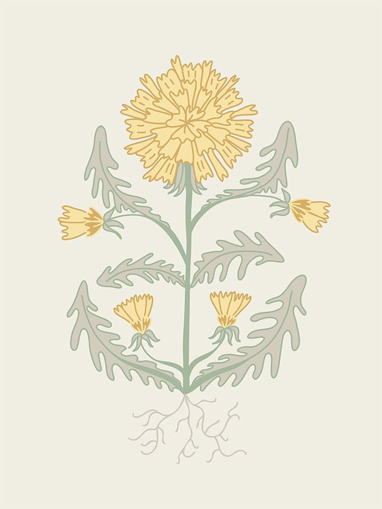 Dandelion Arts And Crafts art print by Sweet Melody Designs for $57.95 CAD