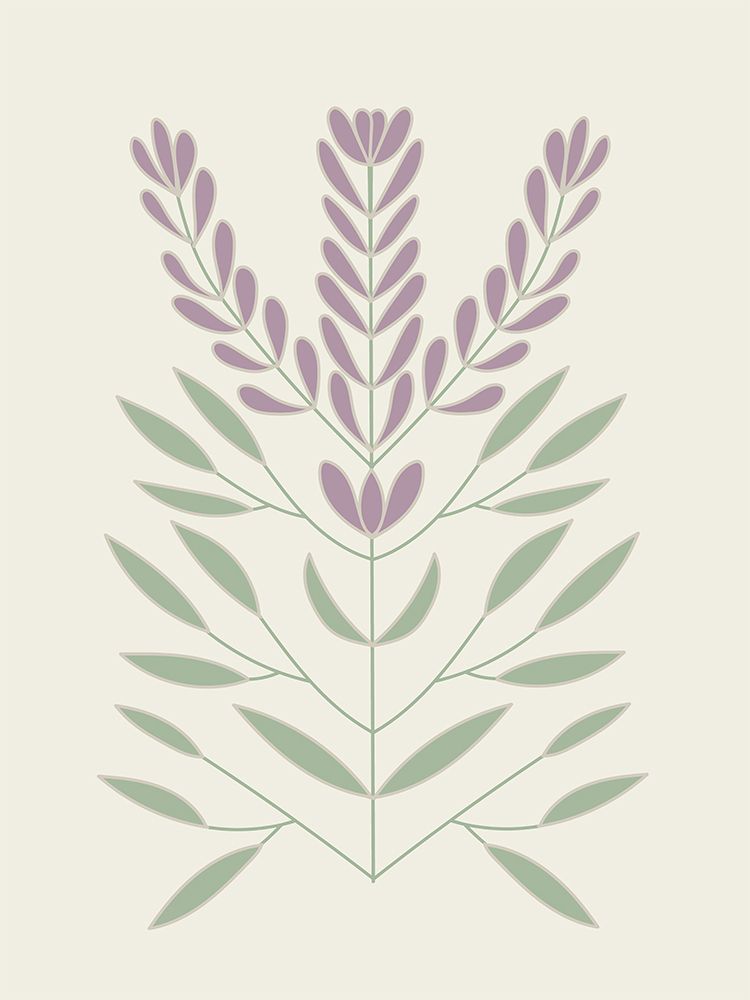 Lavender Arts And Crafts art print by Sweet Melody Designs for $57.95 CAD