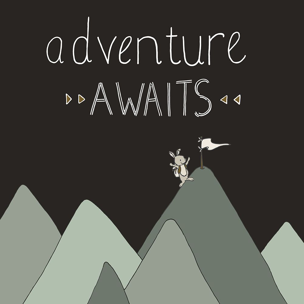 Bunny Adventure Awaits art print by Sweet Melody Designs for $57.95 CAD