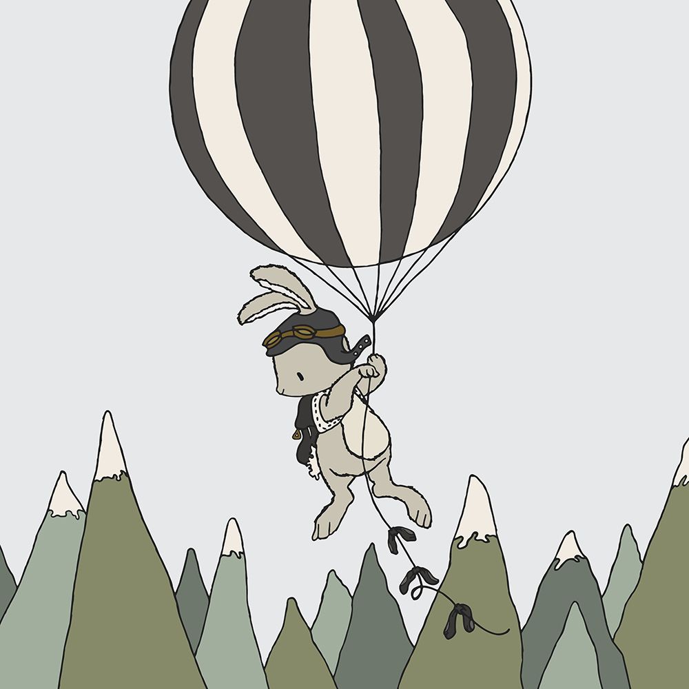 Bunny Balloon Adventure art print by Sweet Melody Designs for $57.95 CAD