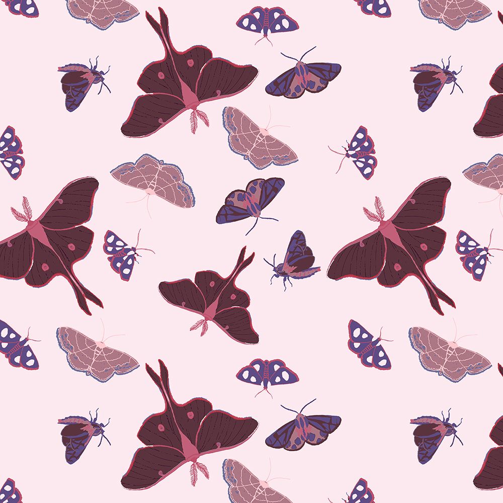 Butterflies In Flight Pattern art print by Sweet Melody Designs for $57.95 CAD