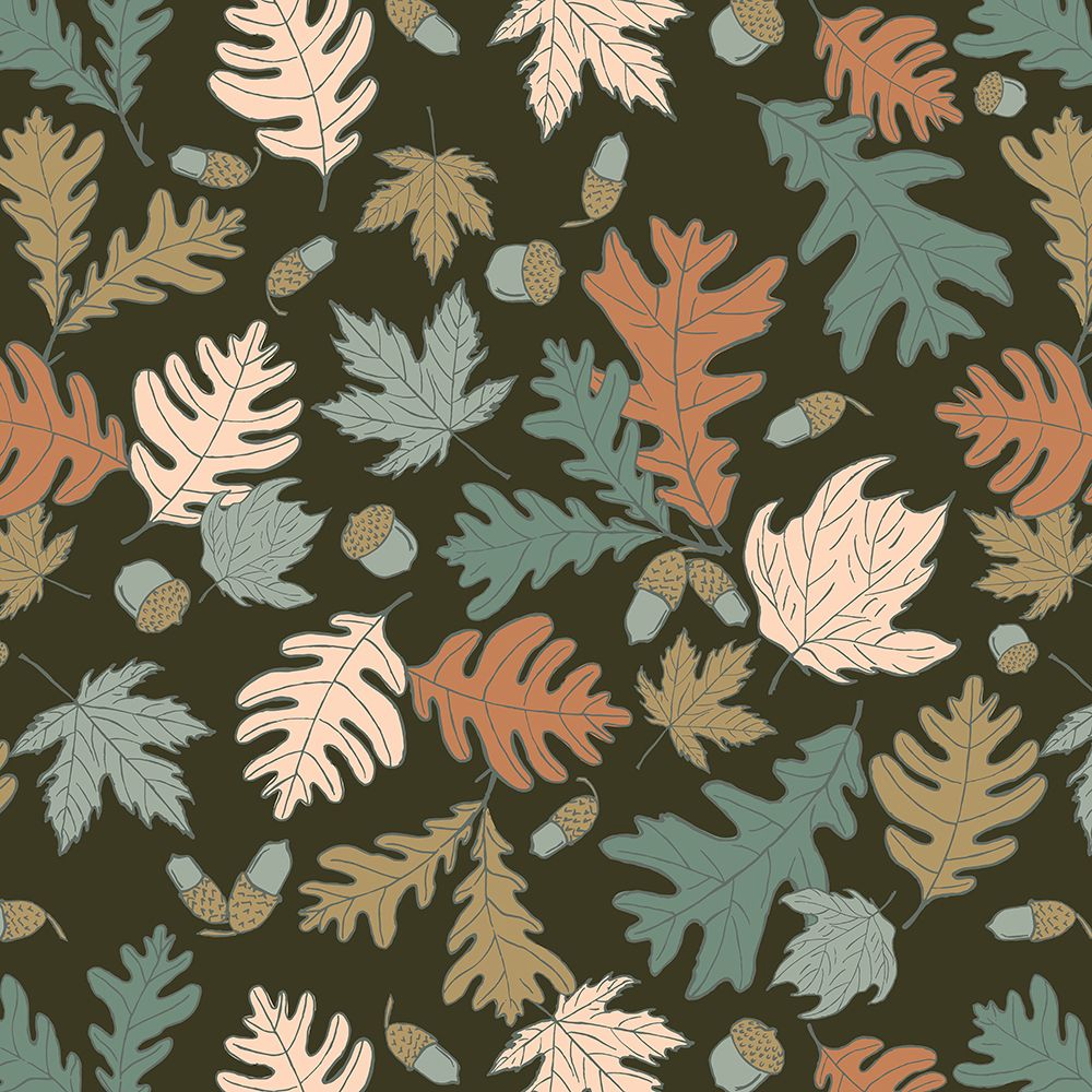 Mighty Oak Pattern art print by Sweet Melody Designs for $57.95 CAD