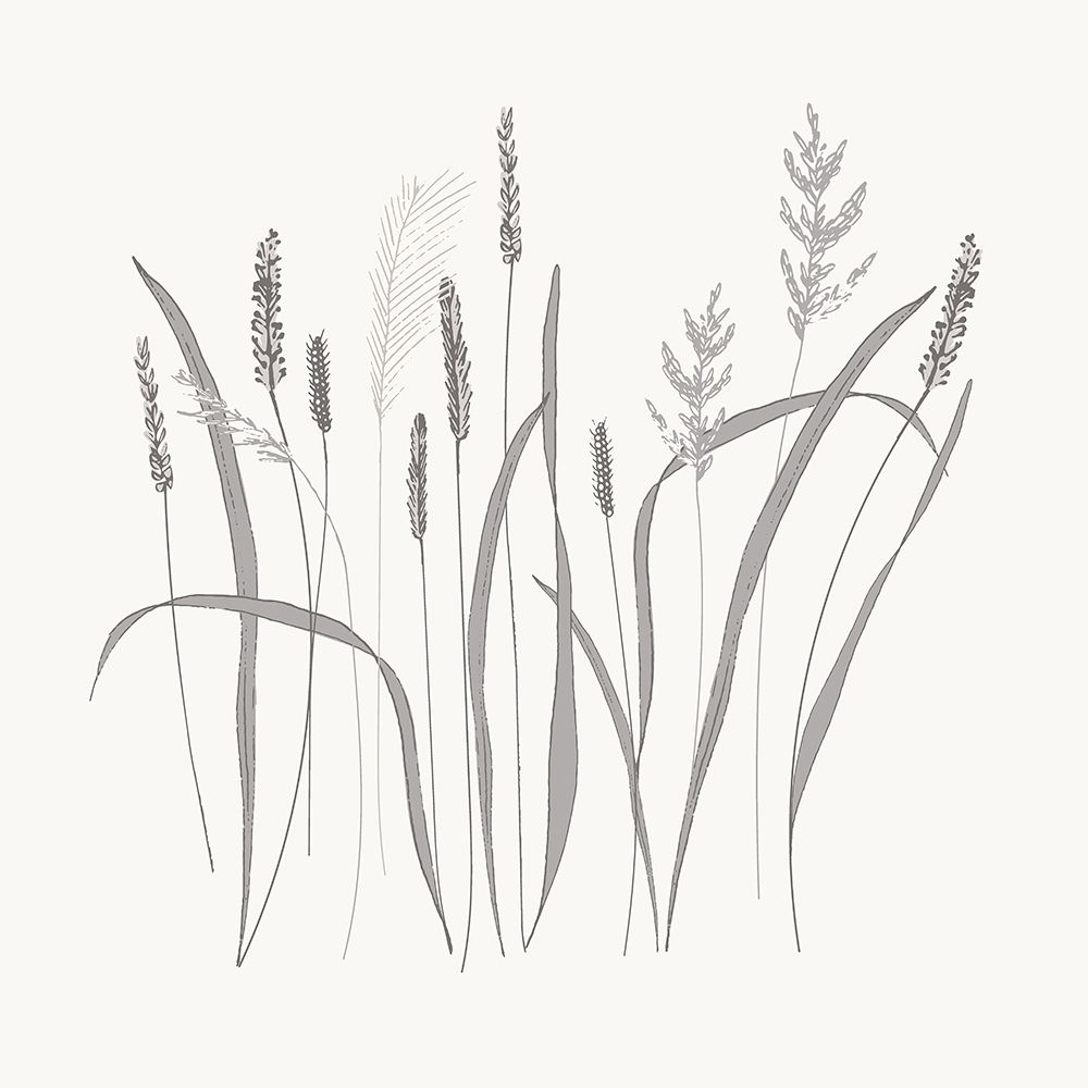 Textured Calm Wild Grasses art print by Sweet Melody Designs for $57.95 CAD