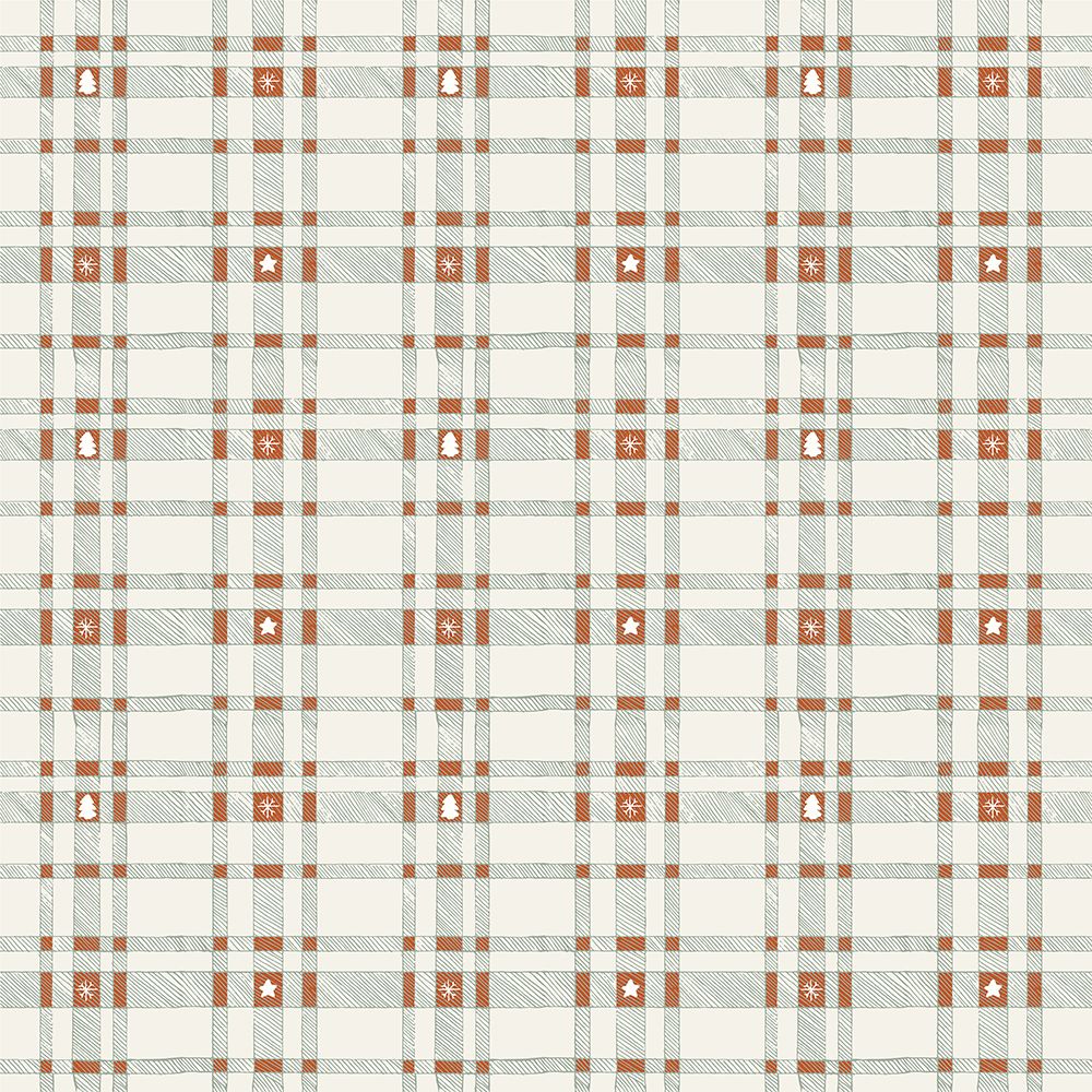 Merry Plaid Pattern 1 V2 art print by Sweet Melody Designs for $57.95 CAD