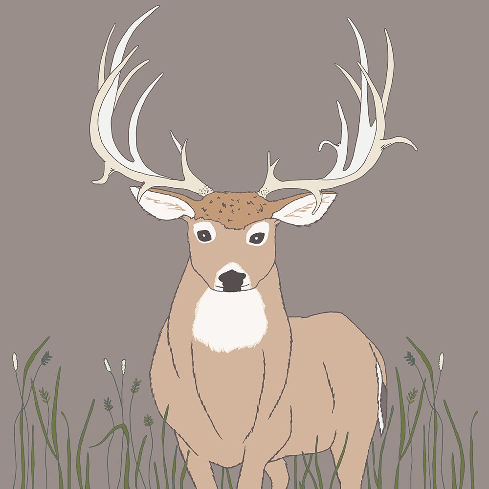 Deer Monster Buck art print by Sweet Melody Designs for $57.95 CAD