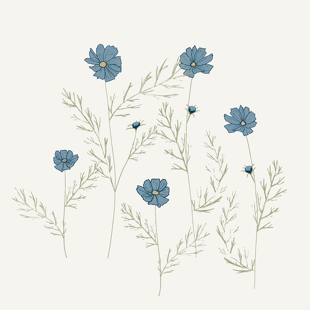 Floral Cosmos art print by Sweet Melody Designs for $57.95 CAD