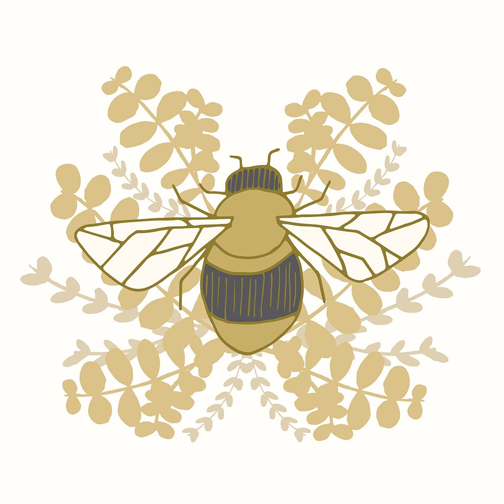 Bumblebee Laurels art print by Sweet Melody Designs for $57.95 CAD