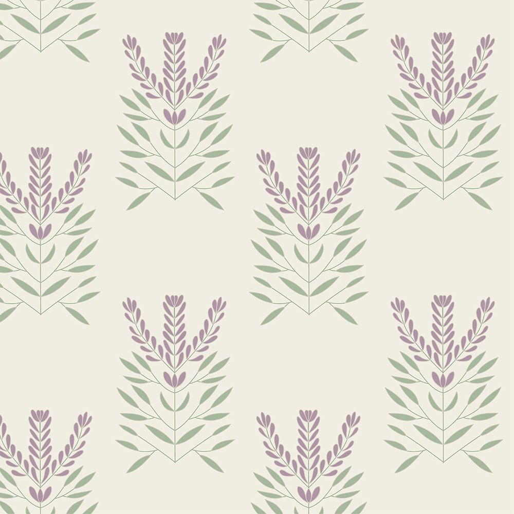 Lavendar Block Pattern 2 art print by Sweet Melody Designs for $57.95 CAD