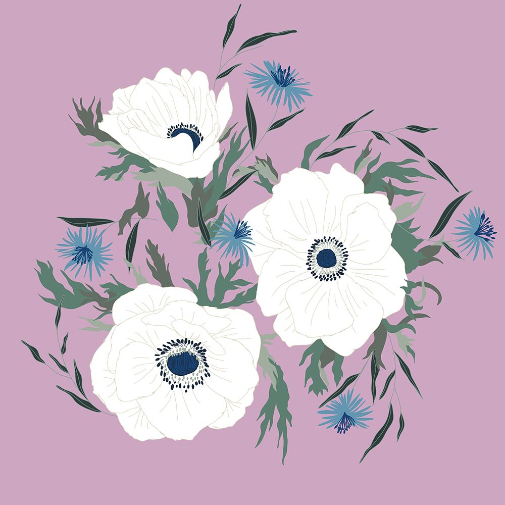 Anemone Cluster 2 art print by Sweet Melody Designs for $57.95 CAD