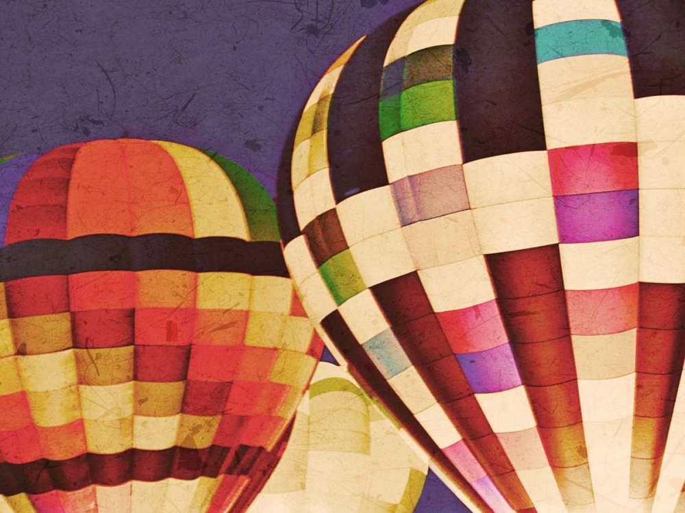 Three Hot Air Balloons art print by Davis Ashley for $57.95 CAD