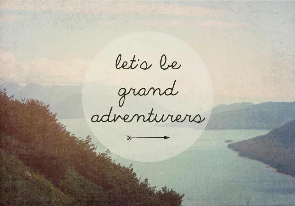 Lets be grand art print by Ashley Davis for $57.95 CAD